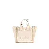 Chloé Beige Cotton Shoulder Bag